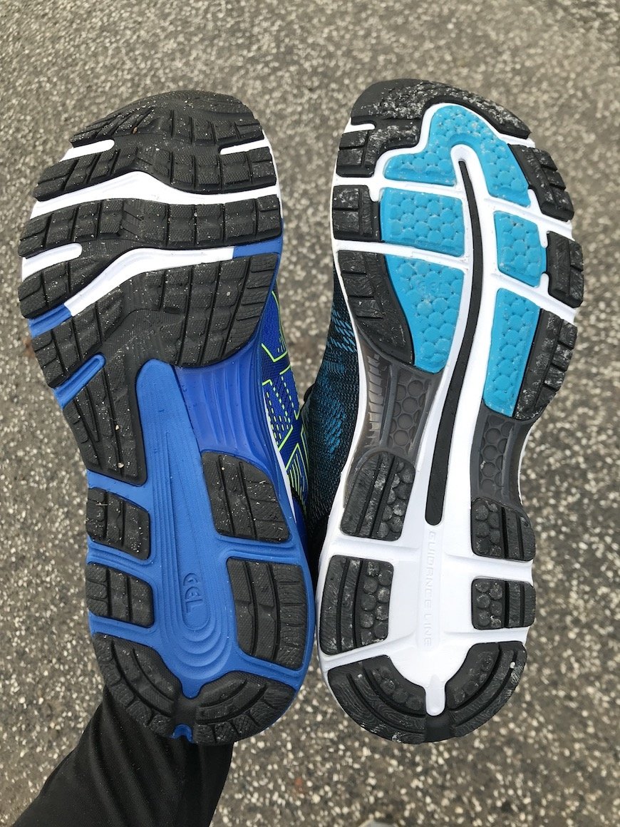 difference between asics nimbus 20 and 21