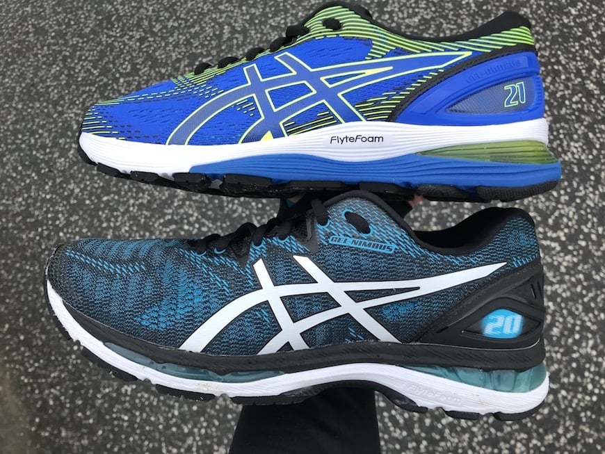 Review: Asics GEL-Nimbus 21 vs. Nimbus 20 – See the difference here!